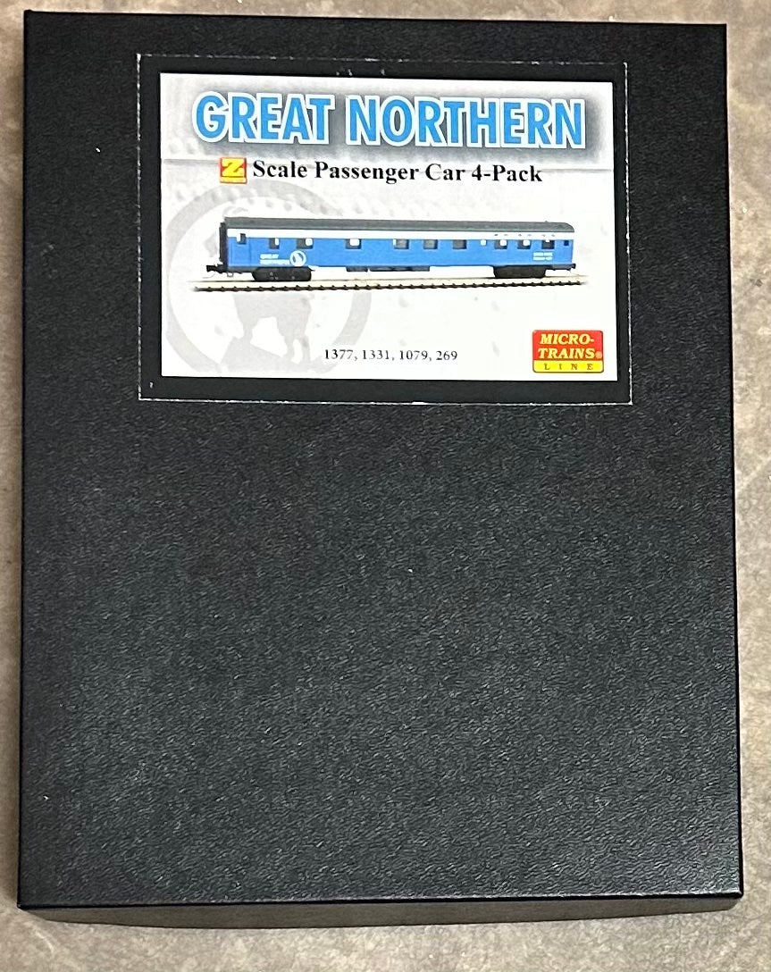 Micro Trains MTL Z Scale 553 54 160 Great Northern Passenger Car 4 -Pack