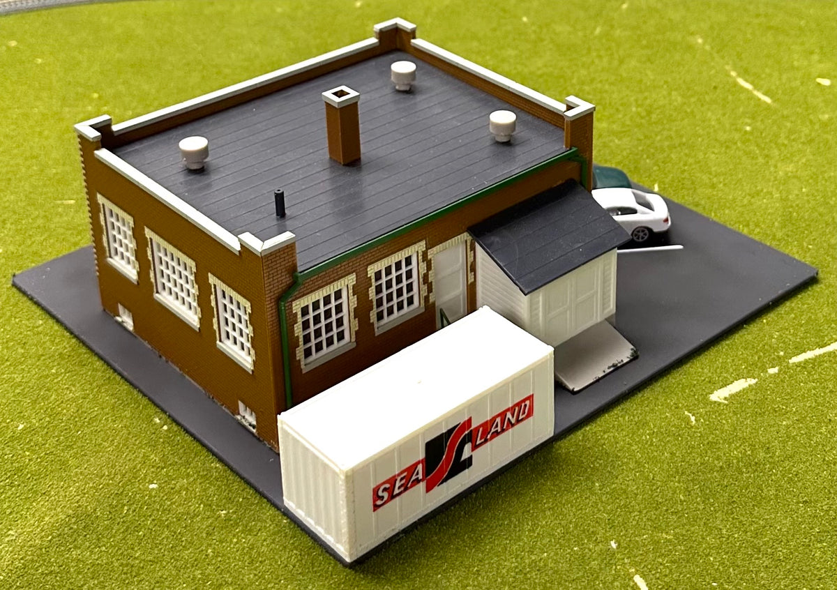 Walthers Cornerstone 933-4020 HO Scale Industry Office Diorama Fully Assembled