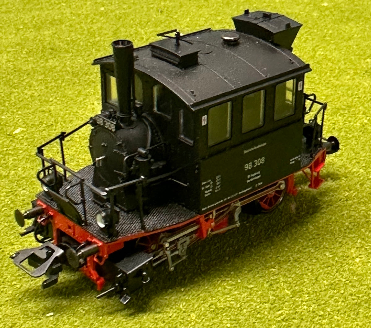 Marklin HO 3387 DB BR 98 Glass Box 3-Rail Analog AC Steam Locomotive