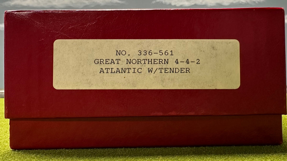 Mantua HO 336-561 Great Northern 4-4-2 Atlantic w/Tender DC Steam Locomotive