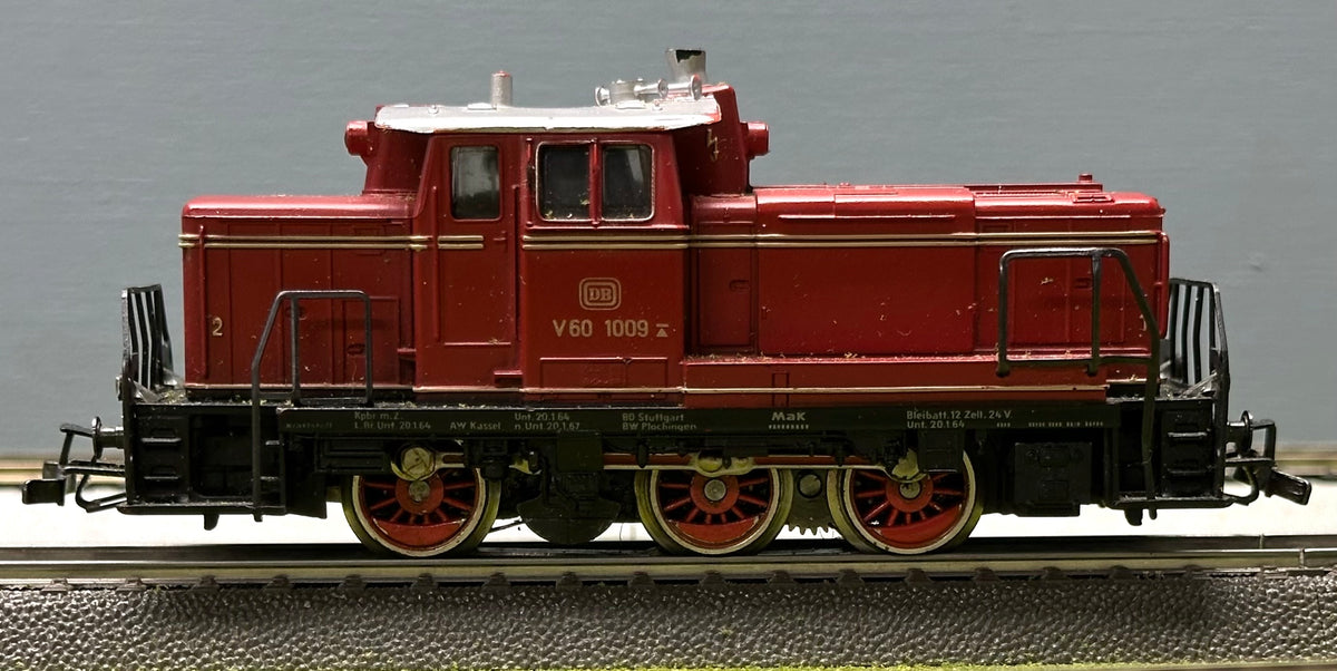 Marklin 3065 HO Rare Analog 3-Rail AC Diesel Locomotive. DB V60 1009
