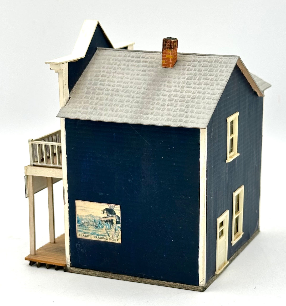 HO Scale Wood/Card Custom Built Painted "Granny's Home Cookin" Fully Assembled