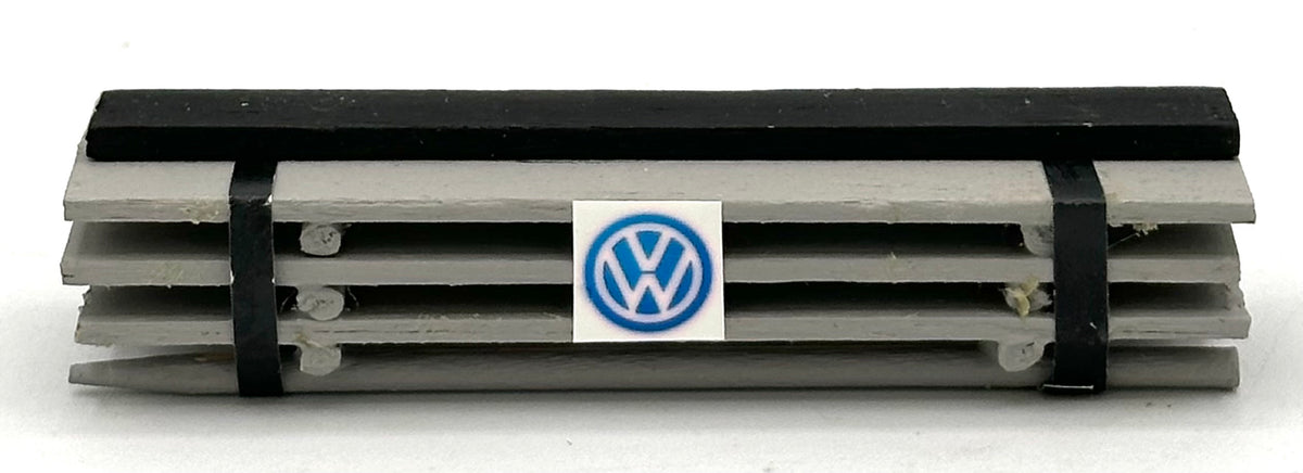 HO Scale  Flat Car/Gondola VW Steel Sheet Load Custom Built Fully Assembled