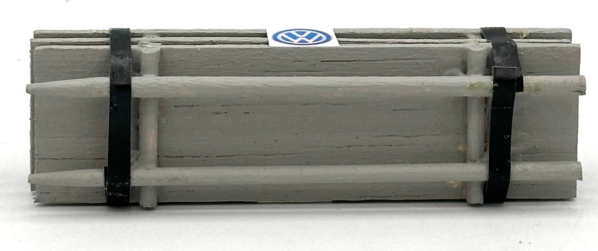 HO Scale  Flat Car/Gondola VW Steel Sheet Load Custom Built Fully Assembled