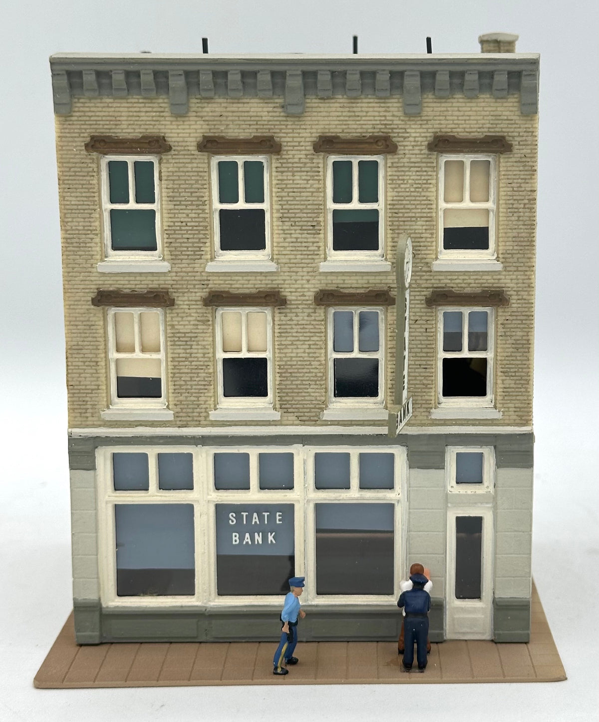 DPM HO Scale Custom Painted/Weathered "State Bank" Fully Assembled