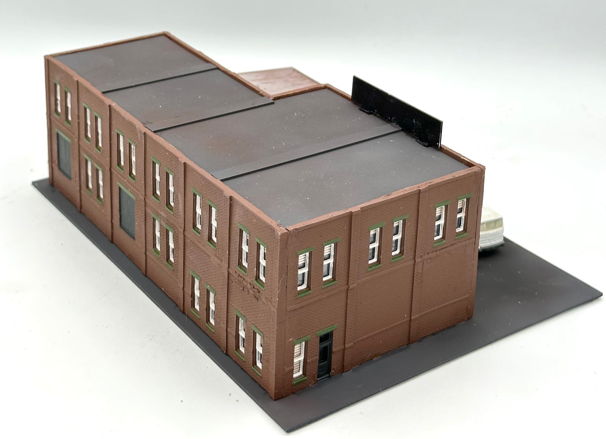 Woodland Scenics N Scale Custom Built/ Painted "Trackside Distribution" New Diorama