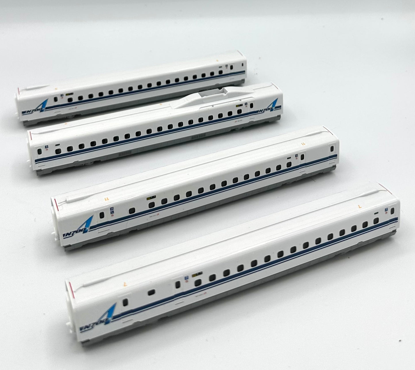 Kato N Scale 10-1176 N700A  Series Shinkansen "Nozomi"  Add on 8pc