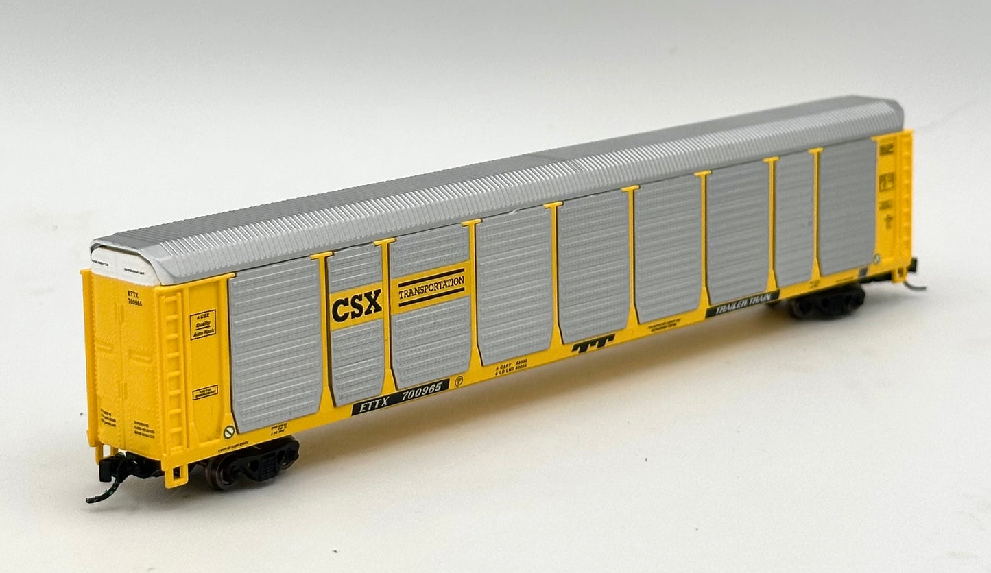 ConCor 0001-014692-1 N Scale CSX Corp Tri-Level AutoRack Car W/MT