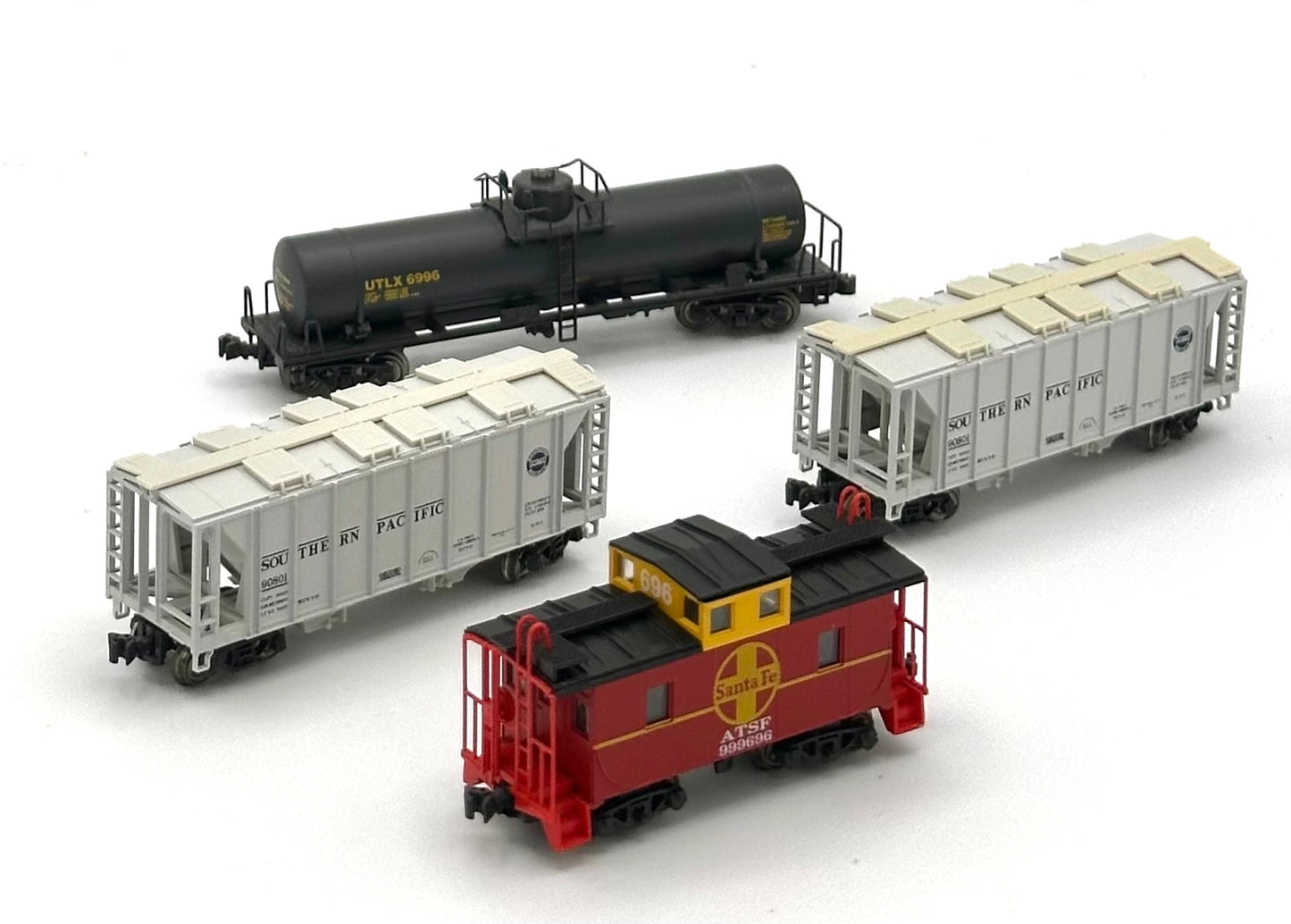 Kato N Scale 4 Car Starter Set ( F7 Locomotive Not Included)