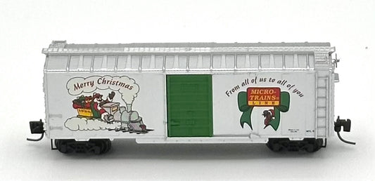 Micro Trains MTL Z Scale 14133 1996 MTL Holiday Car 40' Std. Box Car