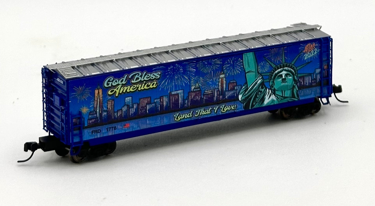 Atlas N Scale 4th July "GOD BLESS AMERICA" Holiday Special 2022 50 006 164
