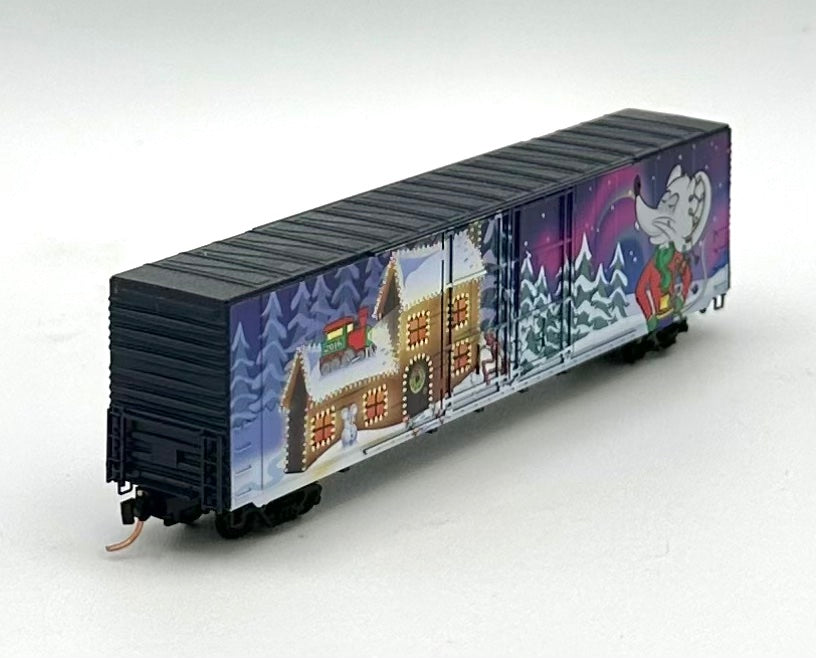 Micro Trains MTL N Scale 102 00 140 Micro Mouse 2018 Christmas 60' Box Car