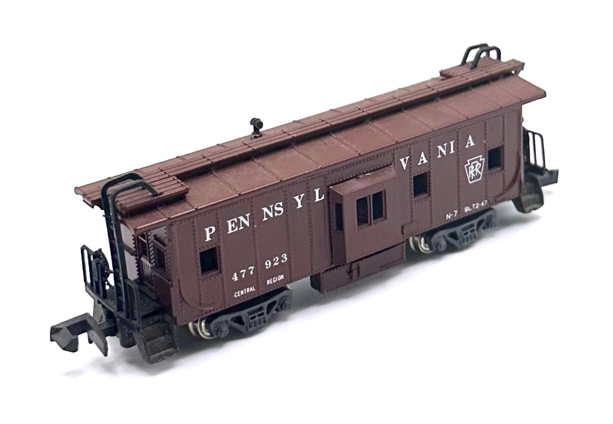 Con-Cor N Scale Pennsylvania  Panel Side Bay Window caboose 477923