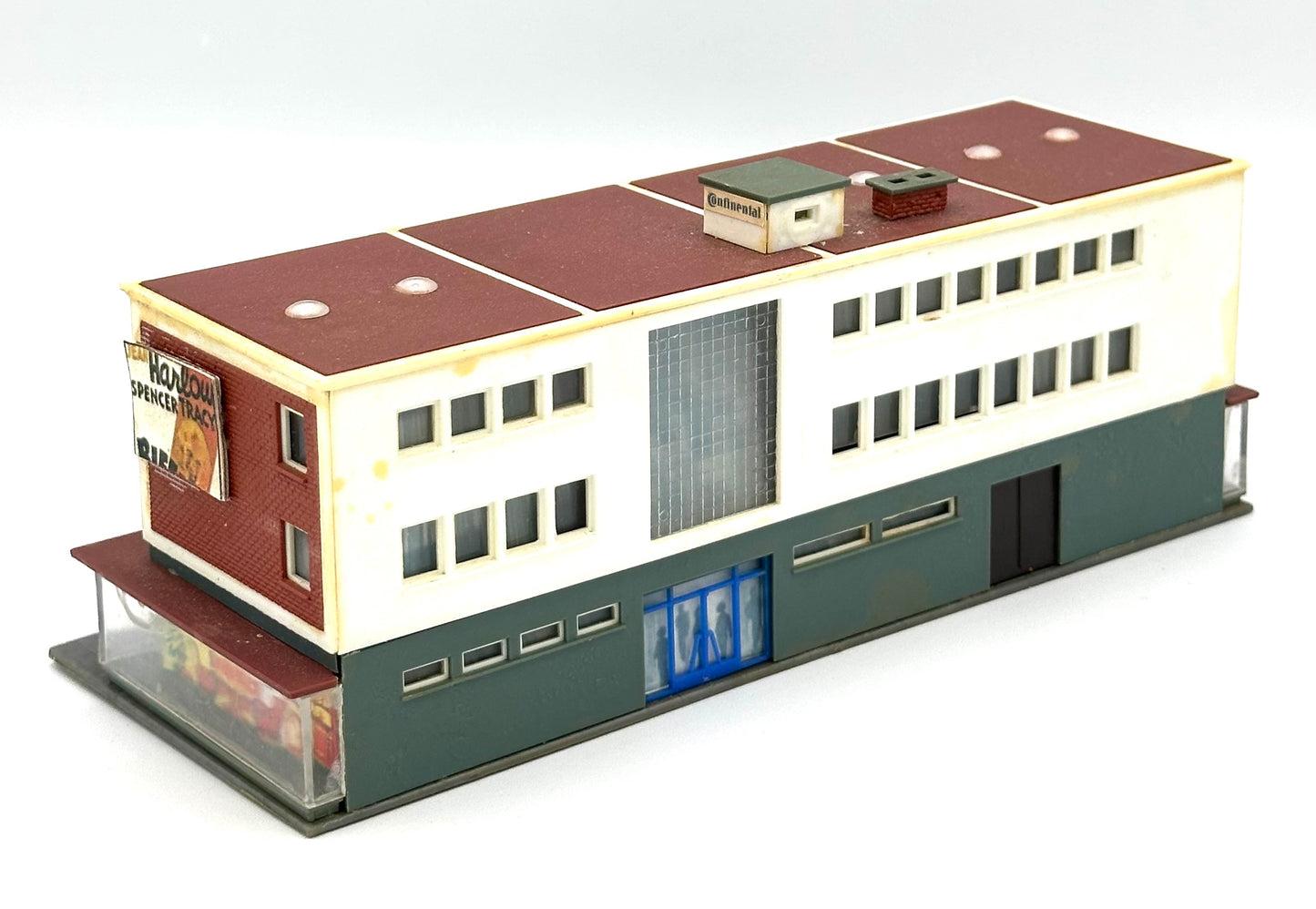 Kibri N Scale 3-Story Modern Continental Hotel Building, Fully Assembled