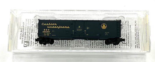 Micro Trains MTL Z Scale 507 00 401 Baltimore & Ohio 50' Std. Box Car Plug Door