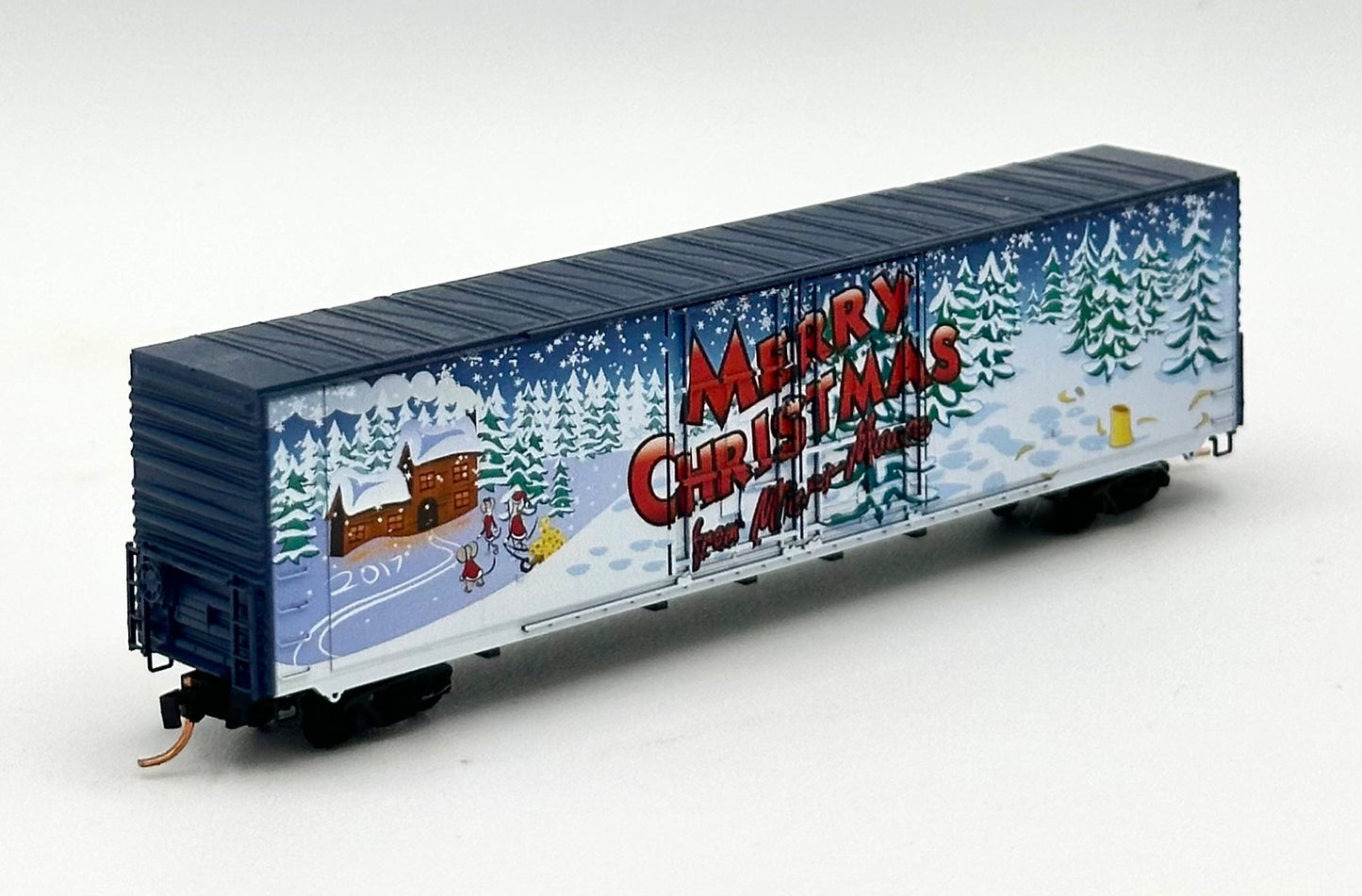 Micro Trains MTL N Scale 102 00 130 Micro Mouse 2017 Christmas 60'HC Box Car
