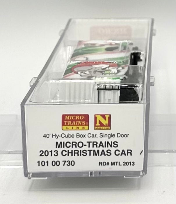 Micro Trains MTL N Scale 101 00 730 Micro Mouse 2013 Christmas 40'HC Box Car
