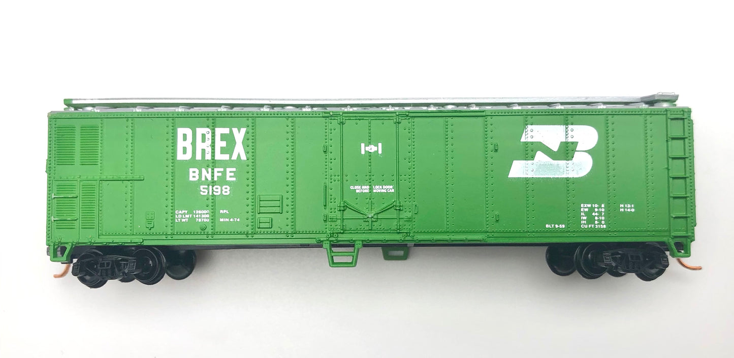 Atlas N Scale Burlington Northern 50' Mech. Reefer Car BNFE 5198