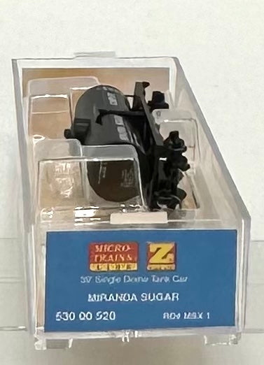 Micro Trains MTL Z Scale 530 00 520 Miranda Sugar 39' Single Dome Tank Car