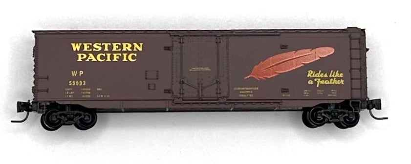 Micro Trains MTL Z Scale 507 00 030 Western Pacific 50' Boxcar Plug Door