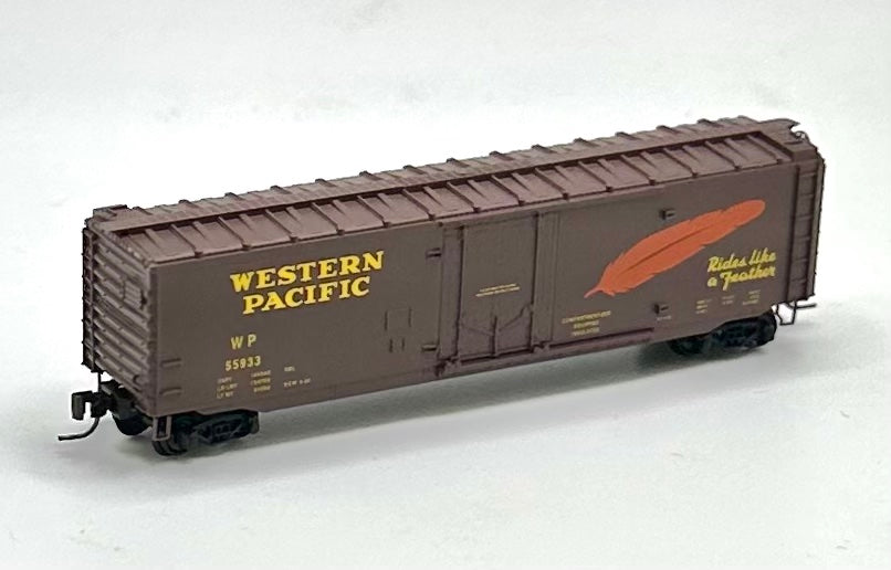 Micro Trains MTL Z Scale 507 00 030 Western Pacific 50' Boxcar Plug Door