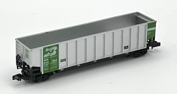 Deluxe Innovations N Scale Burlington Northern 14 Panel CoalPorter w/o Load BN533564