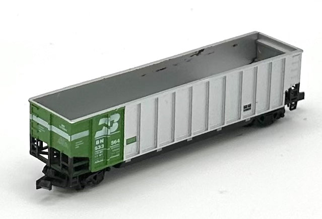 Deluxe Innovations N Scale Burlington Northern 14 Panel CoalPorter w/o Load BN533564