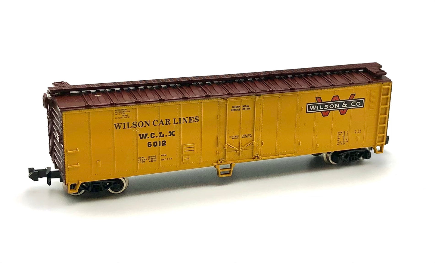 Atlas N Scale Wilson Car Lines 50' Mech. Reefer Car WCLX 6012