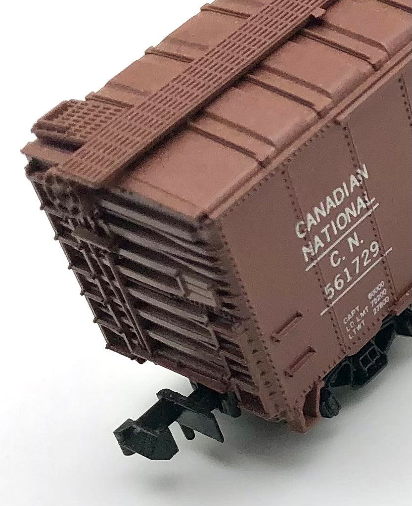 MRC N Scale 7034 Canadian National CN561729 50' Double  Door Boxcar