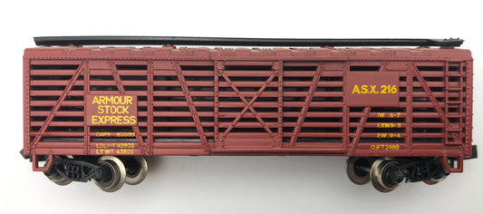 MRC N Scale 7071 Armour Stock Express  Stock Car