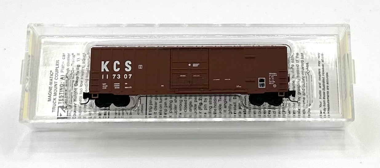 Micro Trains MTL Z Scale 511 00 071 Kansas City Southern  50' Rib Side Box Car