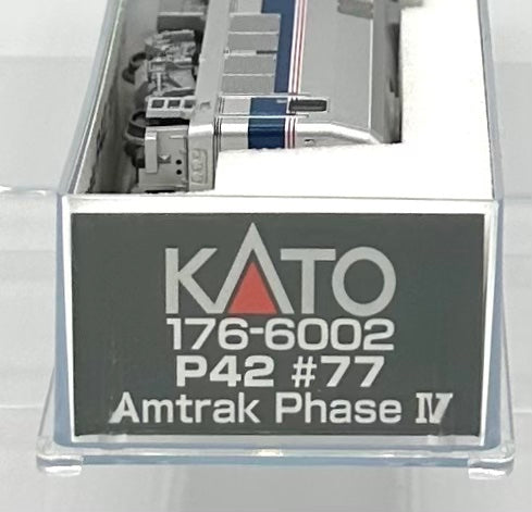 Kato N Scale 176-6002 Amtrak GE P42 "Genesis" Phase IV DC Diesel Locomotive 77