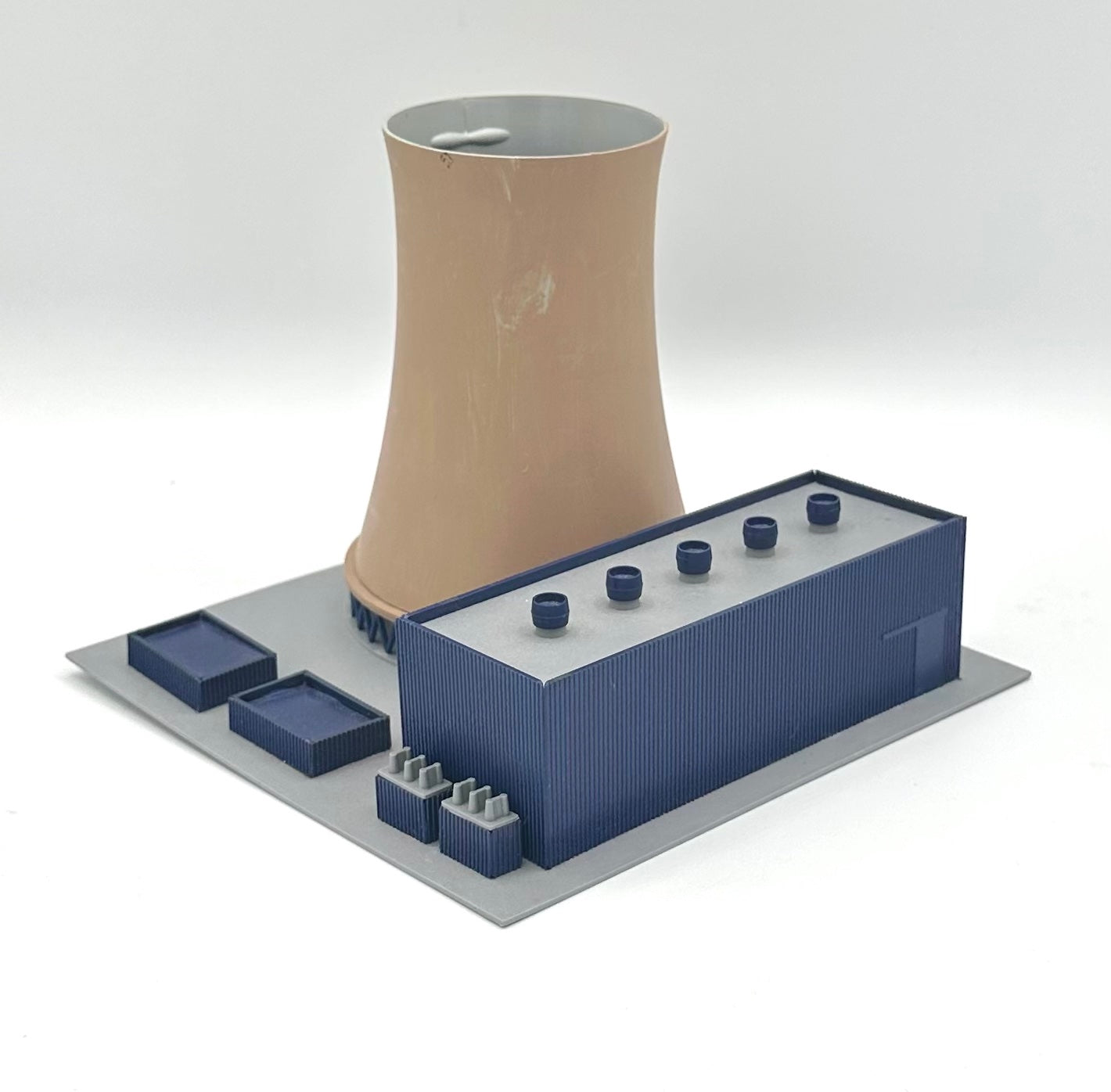 Heljan N Scale 3 mile Island Nuclear Power Plan Pre Meltdown 1979. Custom Painted