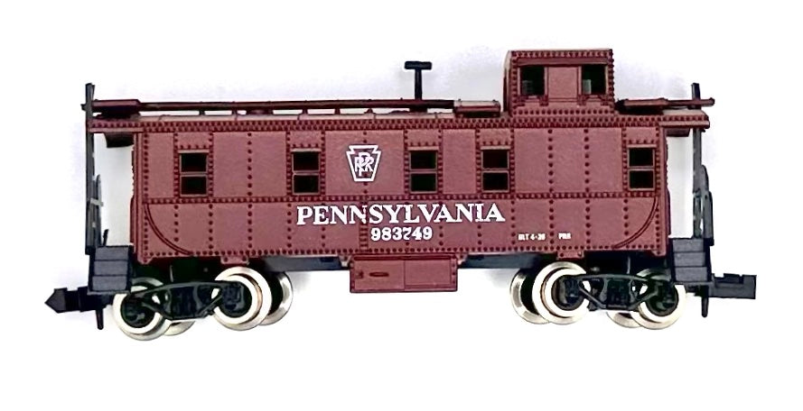 Atlas N Scale Pennsylvania Offset Cupola Caboose Rivet Sided 983749.