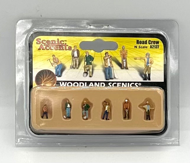 Woodland Scenics Scenic Accents N Scale Road Crew A2137