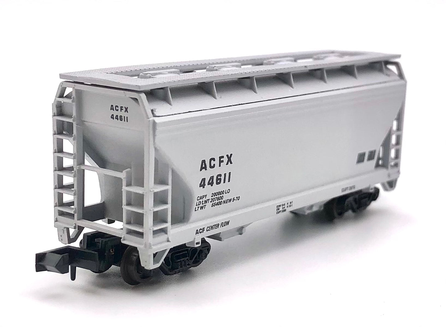 Atlas N Scale 3908 A.C.F.X. ACF Two Bay Centerflow Covered Hopper