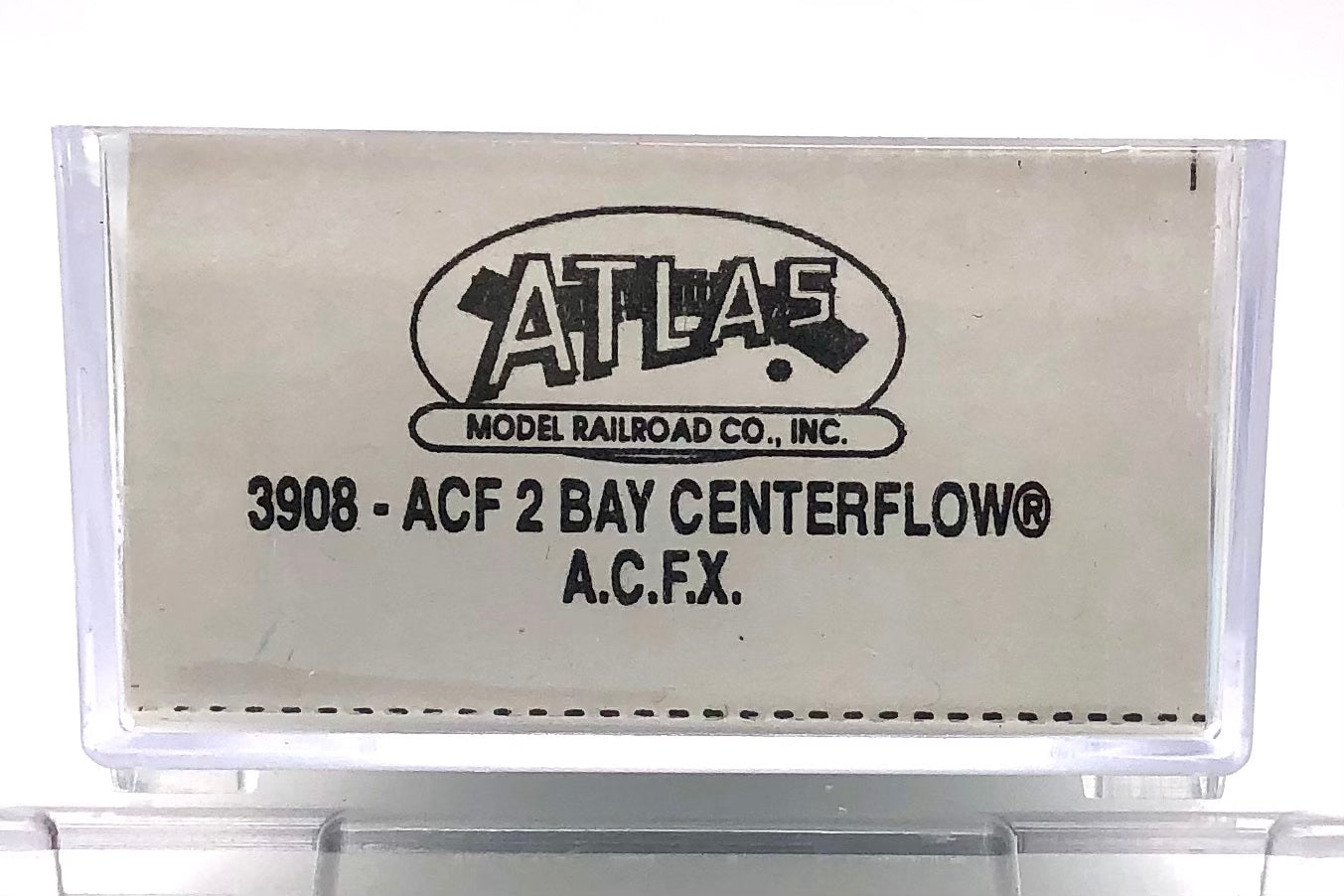 Atlas N Scale 3908 A.C.F.X. ACF Two Bay Centerflow Covered Hopper