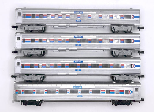 MiniTrix  N Scale 4 Car Amtrak Passenger Car set