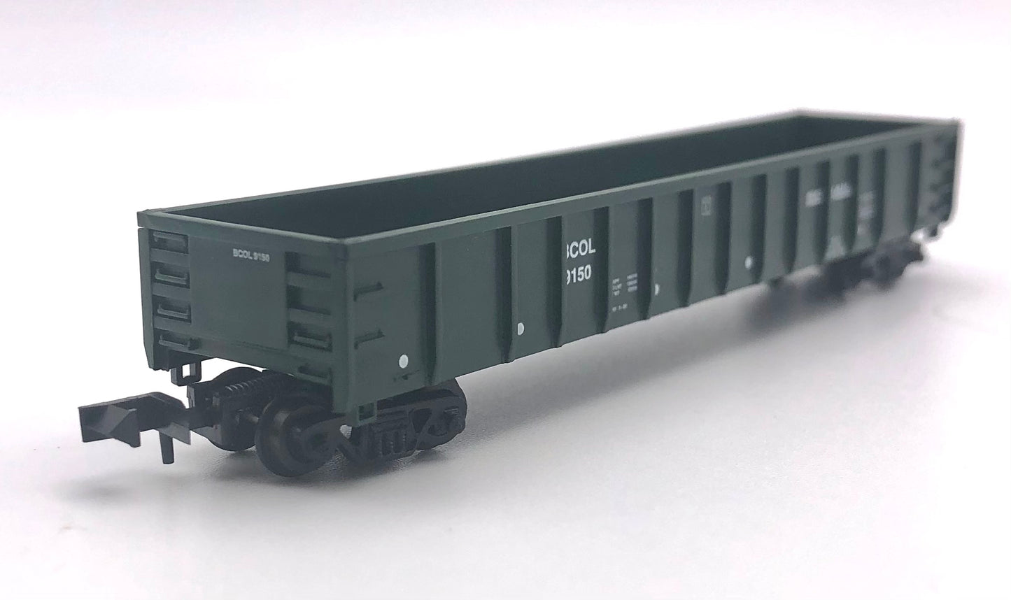 RoundHouse 84002 N Scale 50' Thrall Mill Gondola + MDC Knuckle coupler conversion