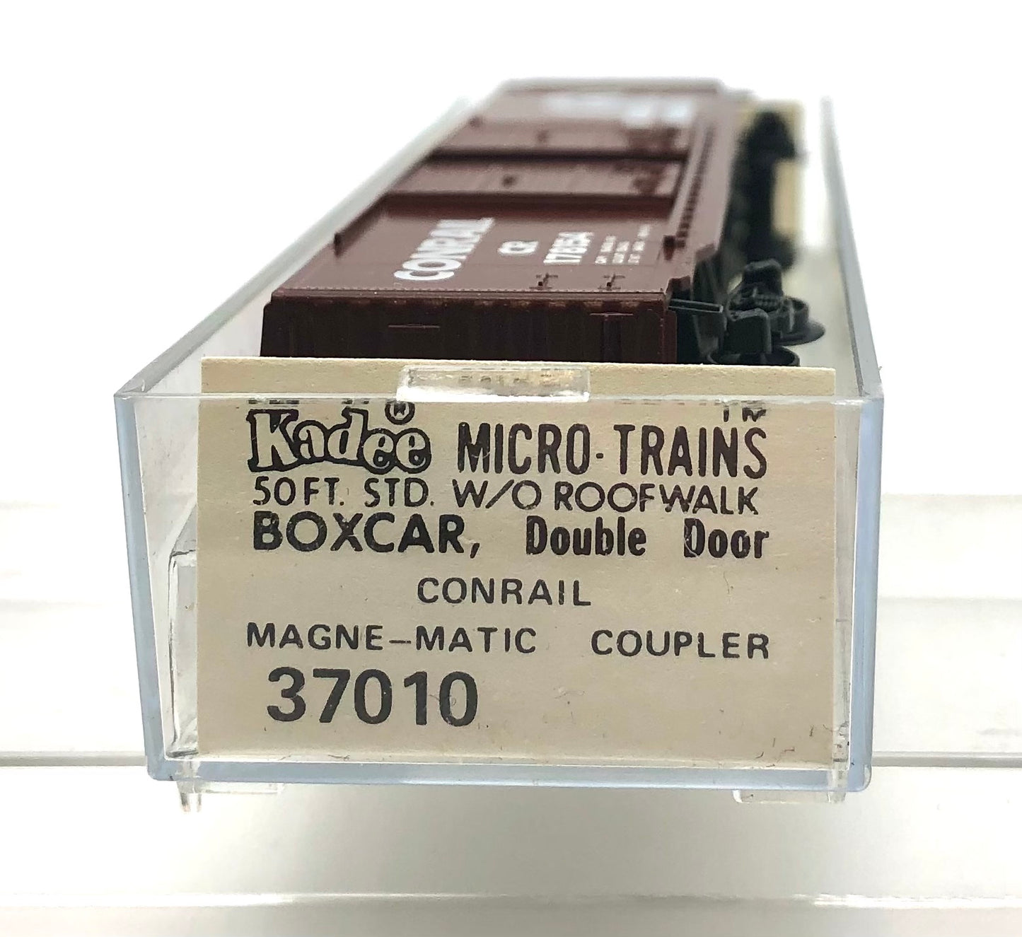 Micro Trains MTL N Scale Conrail 50' STD. Boxcar w/o Roof Walkway Double Door