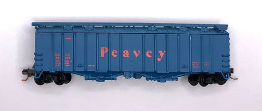 Delaware N Scale Peavey GACX 48295 50' Airslide 2 Bay Covered Hopper