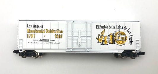 RoundHouse  N Scale Los Angeles Bicentennial Celebration 1781-1981 Boxcar