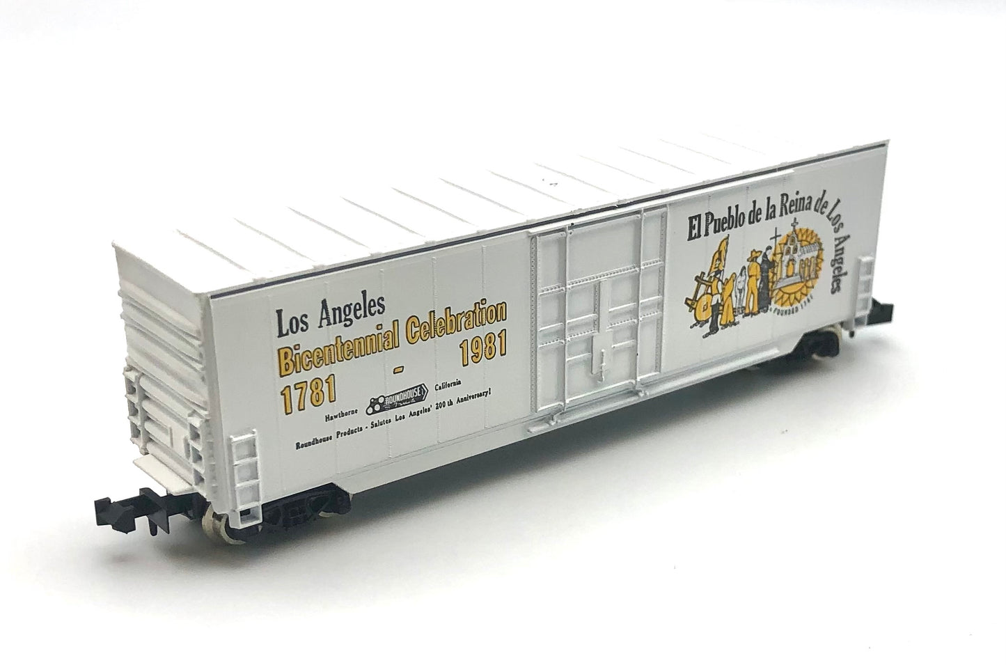 RoundHouse  N Scale Los Angeles Bicentennial Celebration 1781-1981 Boxcar