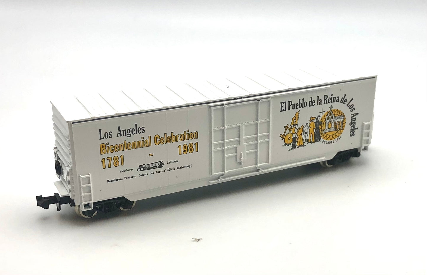 RoundHouse  N Scale Los Angeles Bicentennial Celebration 1781-1981 Boxcar