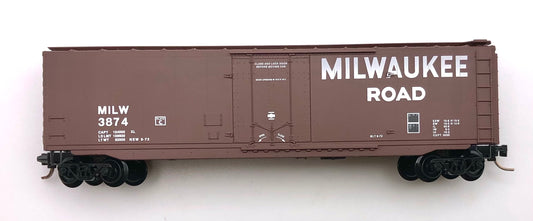 Micro Trains MTL N Scale 32310 Milwaukee Road 50'' STD. Boxcar Plug Door