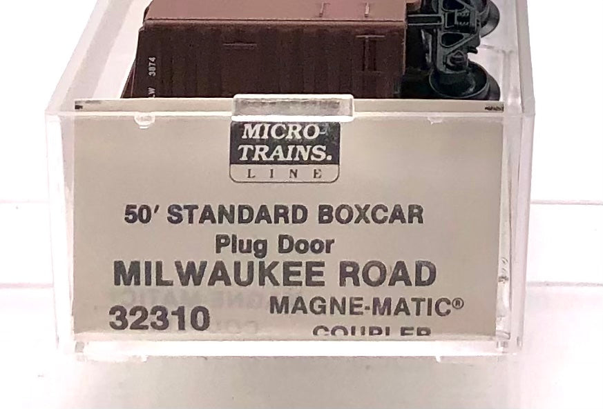 Micro Trains MTL N Scale 32310 Milwaukee Road 50'' STD. Boxcar Plug Door