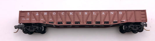 Micro Trains MTL 62040 N Scale Rock Island 50' Composite Gondola Fishbelly sides