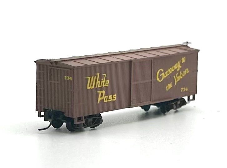 Micro Trains MTL Nn3 Narrow Gauge 15111 White Pass & Yukon 30' Box Car