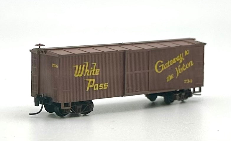 Micro Trains MTL Nn3 Narrow Gauge 15111 White Pass & Yukon 30' Box Car