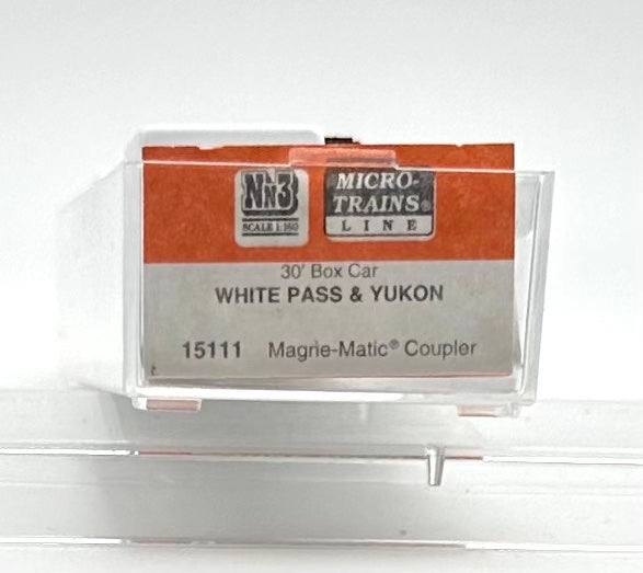 Micro Trains MTL Nn3 Narrow Gauge 15111 White Pass & Yukon 30' Box Car